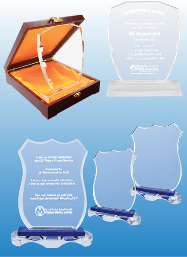 Engraved Crystal Awards